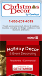 Mobile Screenshot of christmasdecorbycowleys.com